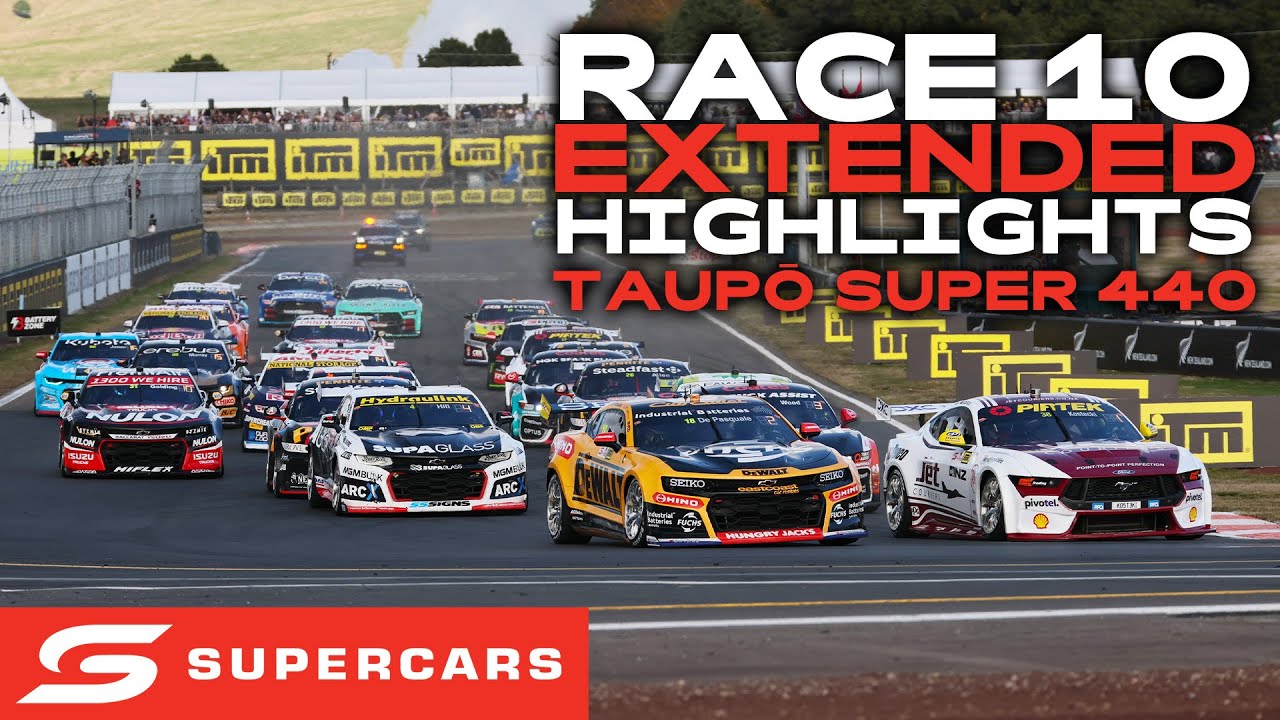 Race 10 Extended Highlights - ITM Taupō Super 440 | 2025 Repco Supercars Championship