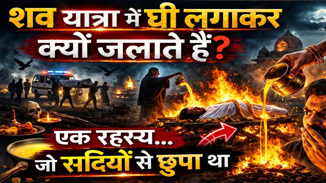 शव यात्रा में घी लगाकर क्यों जलाते हैं? एक रहस्य… जो सदियों से छुपा था