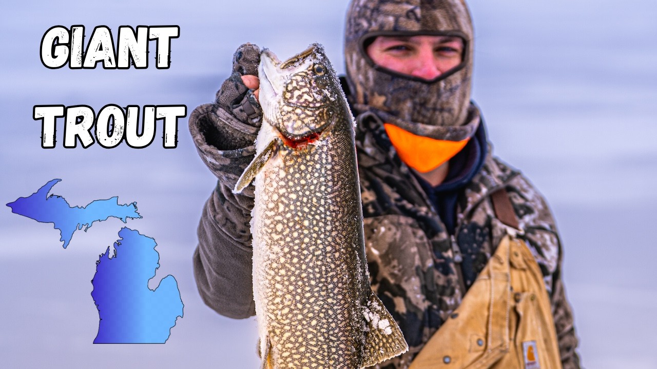 INSANE Lake Trout Bite on the Ice!! (Limit in Brutal Conditions)