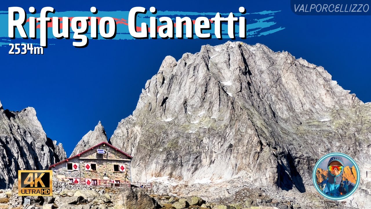Rifugio Gianetti - Val Masino - Val Porcellizzo Vista Spettacolare sul Pizzo Badile e Pizzo Cengalo