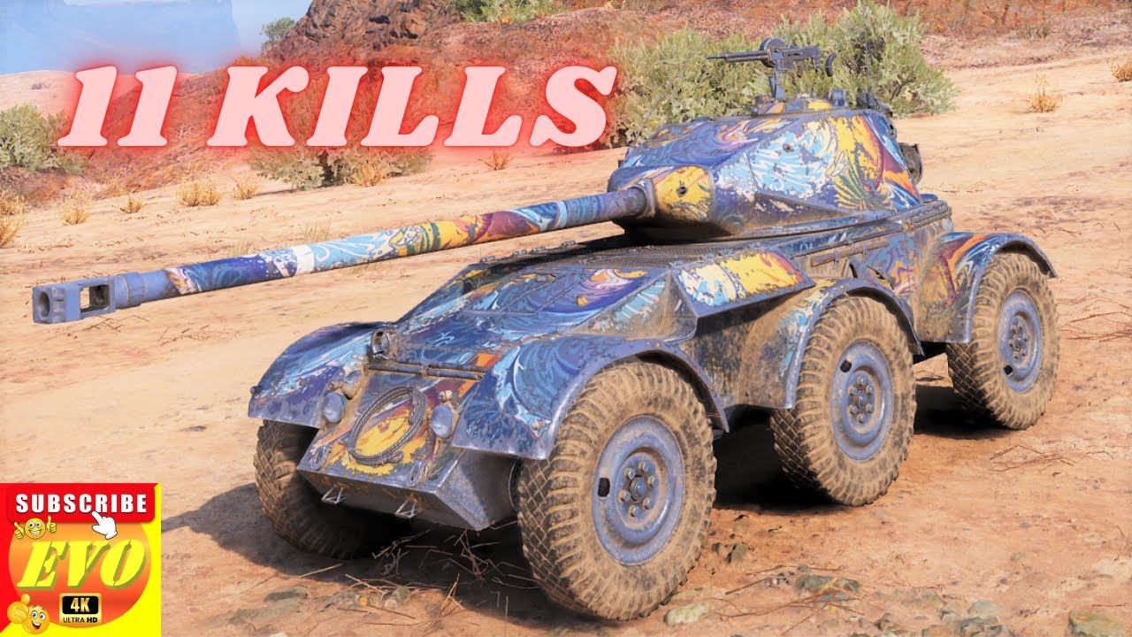 Hotchkiss EBR 11 Frags  World of Tanks,WoT tank battle