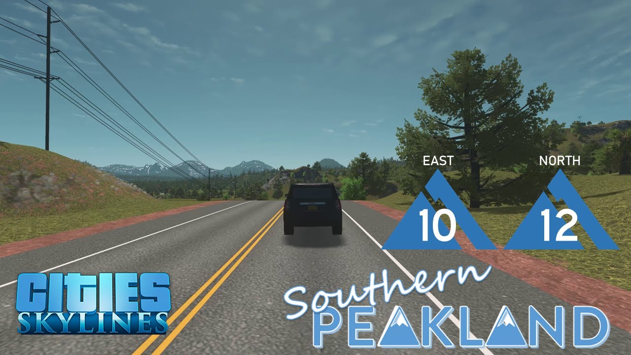 Cities: Skylines - First Person Drive - SoPK Country Roads