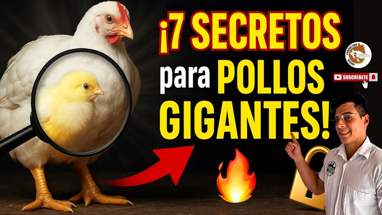 Cómo Lograr Pollos Súper Grandes: 7 Secretos para Criarlos Rápido y con Más Peso 🐔💥