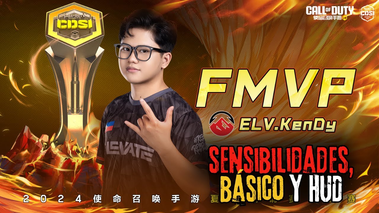 ELEVATE.KENDY SETTINGS - HUD, SENS & BÁSICO - CDSI / CHAMPS 2024 | COD MOBILE