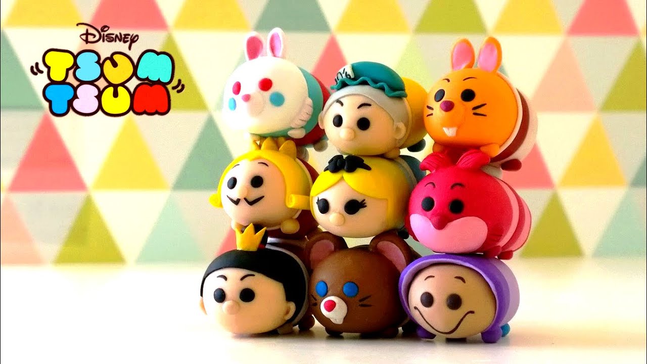 Toutes mes créations Fimo de la collection Tsum Tsum Alice au Pays des Merveilles !