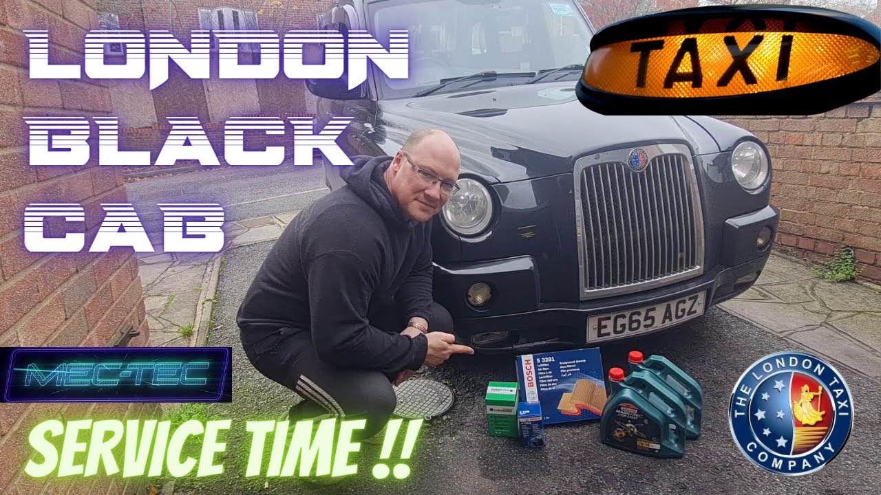 LONDON Black Cab LTI TX4 Euro6 Service Time !!