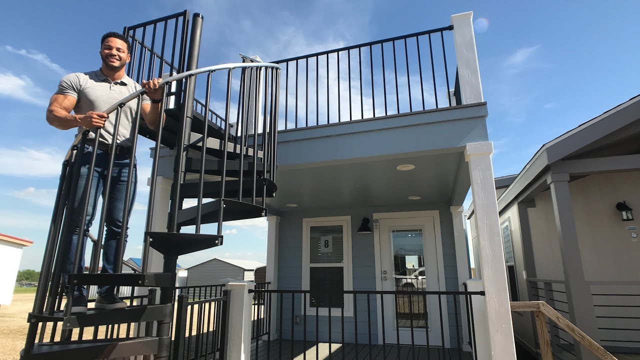 MOST AMAZING Tiny Home with ROOFTOP TERRACE and Double Lofts