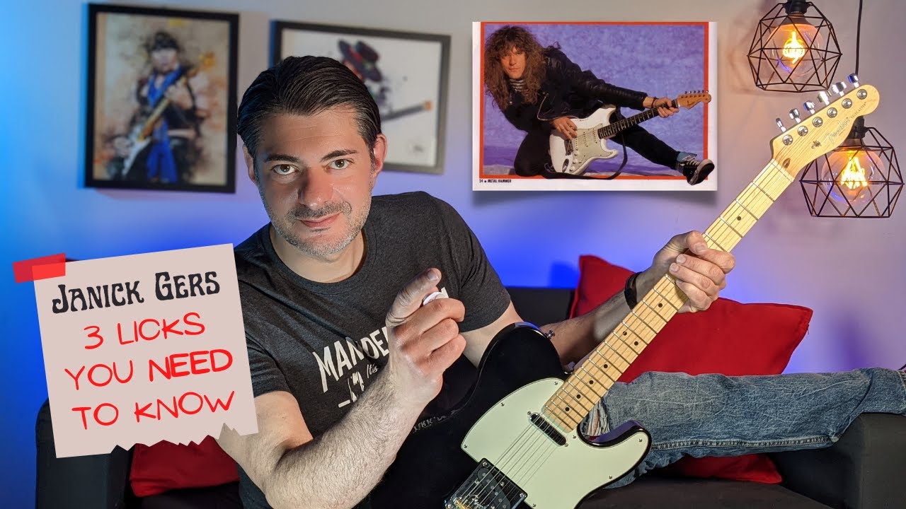 3 Janick Gers Licks You NEED To Know!