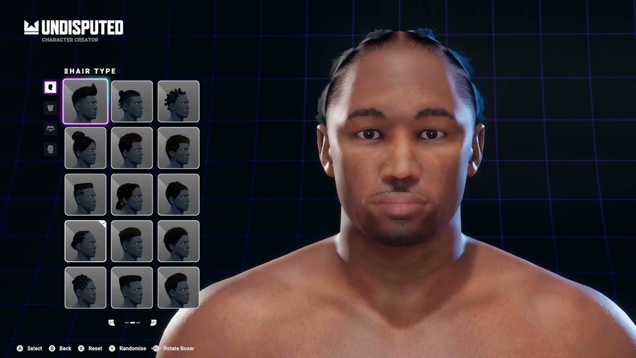 How to create Lennox Lewis caf In Undisputed Boxing