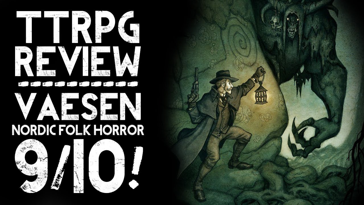 #TTRPG - RPG Review: Vaesen, Nordic Horror Roleplaying by Free League