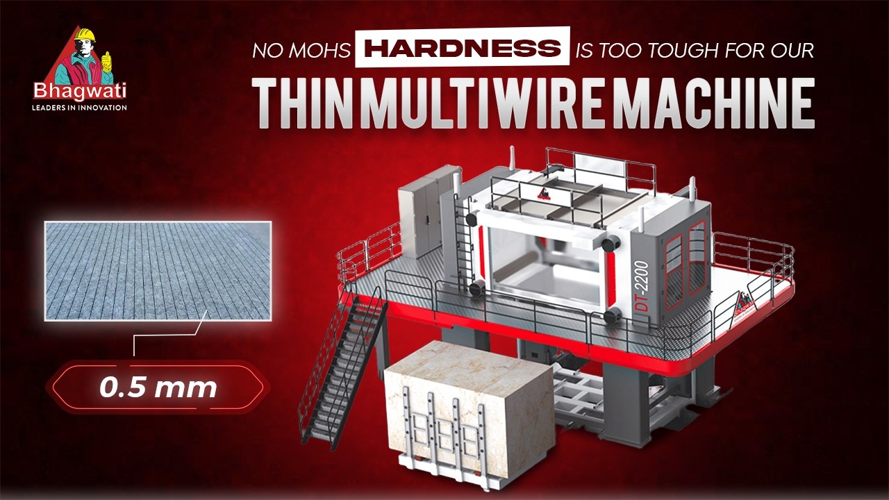 Thin Multiwire Machine DT2200 - Best Marble/Granite Block Cutting 0.5 mm Thin Wire