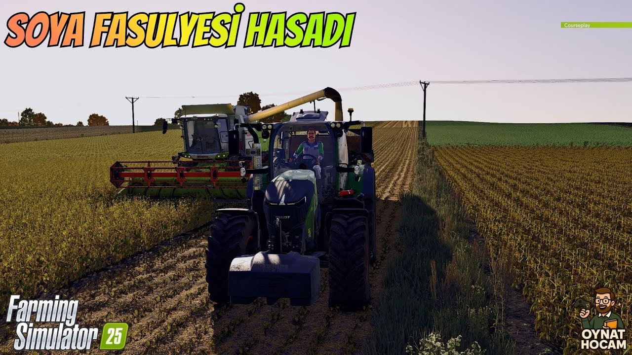 SOYA FASULYESİ HASADI #fs25 #fs25mods #reshaders #oynathocam #valtra #hardwork #farmingsimulator