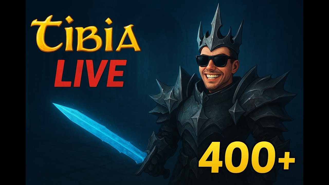 Tibia Global | Live On | EK 855 e 487 | Week & Bount task | HOJE EU PEGO OUTRA GEMA SUPREMA?