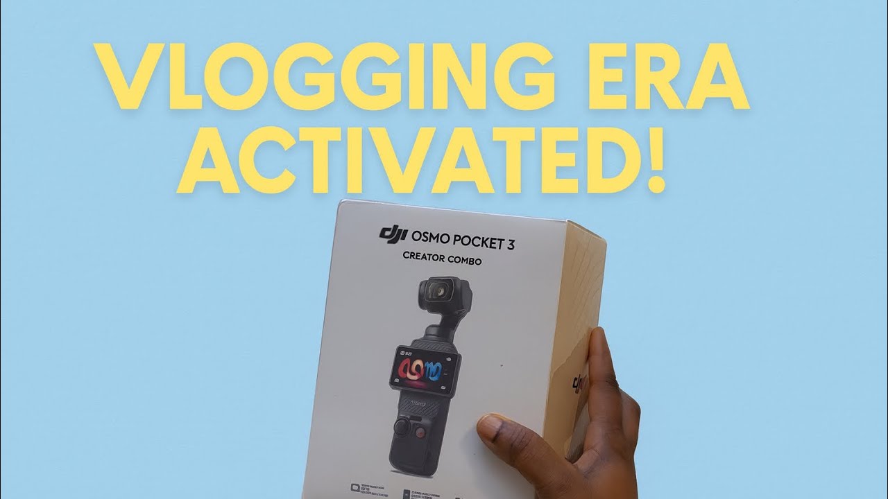 Unboxing My DJI Osmo Pocket 3 + New Glass Juice Bottles! 