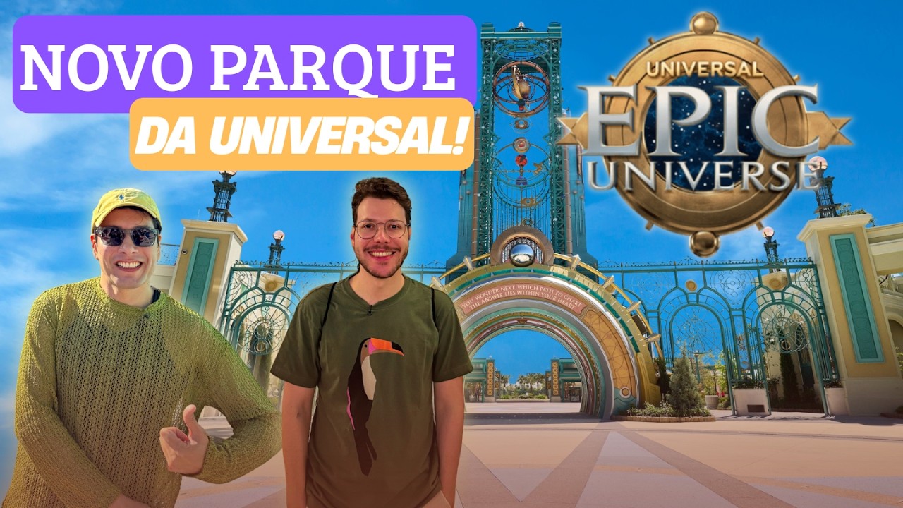 🎢 Epic Universe: Conhecemos o NOVO Parque da Universal em Orlando! Vale a Pena?
