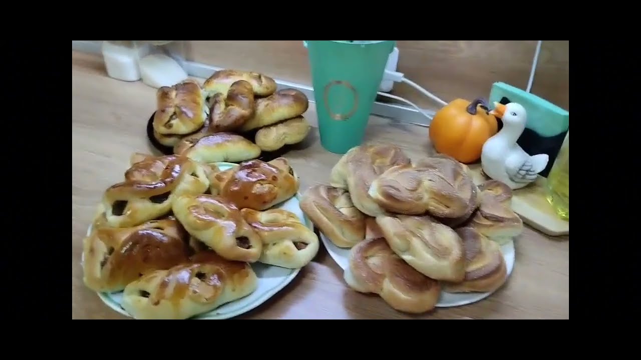 Булочки- крестики по бабушкиному рецепту. 😋😋😋