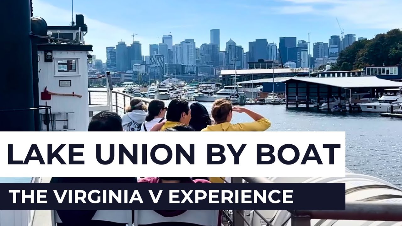 Lake Union by boat: The Historic Virginia V Experience