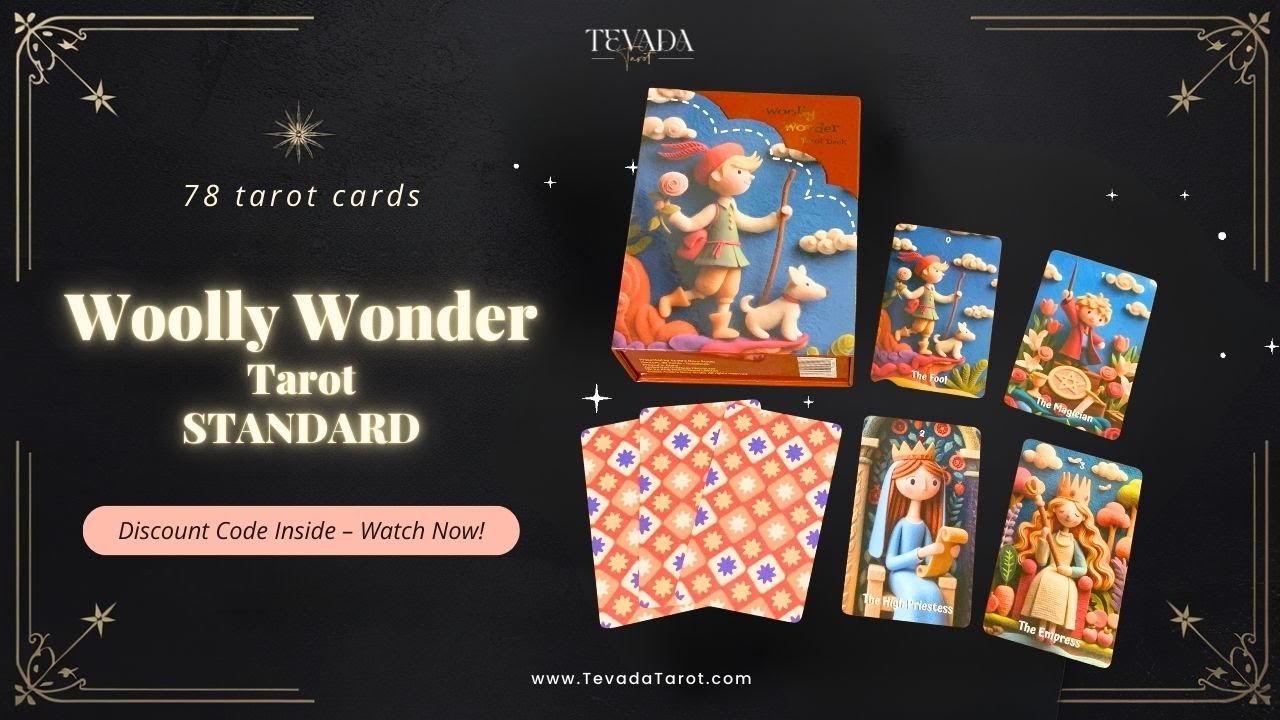 Woolly Wonder Tarot Deck Full Flip Through | Cozy 3D Wool-Felt Art & Review