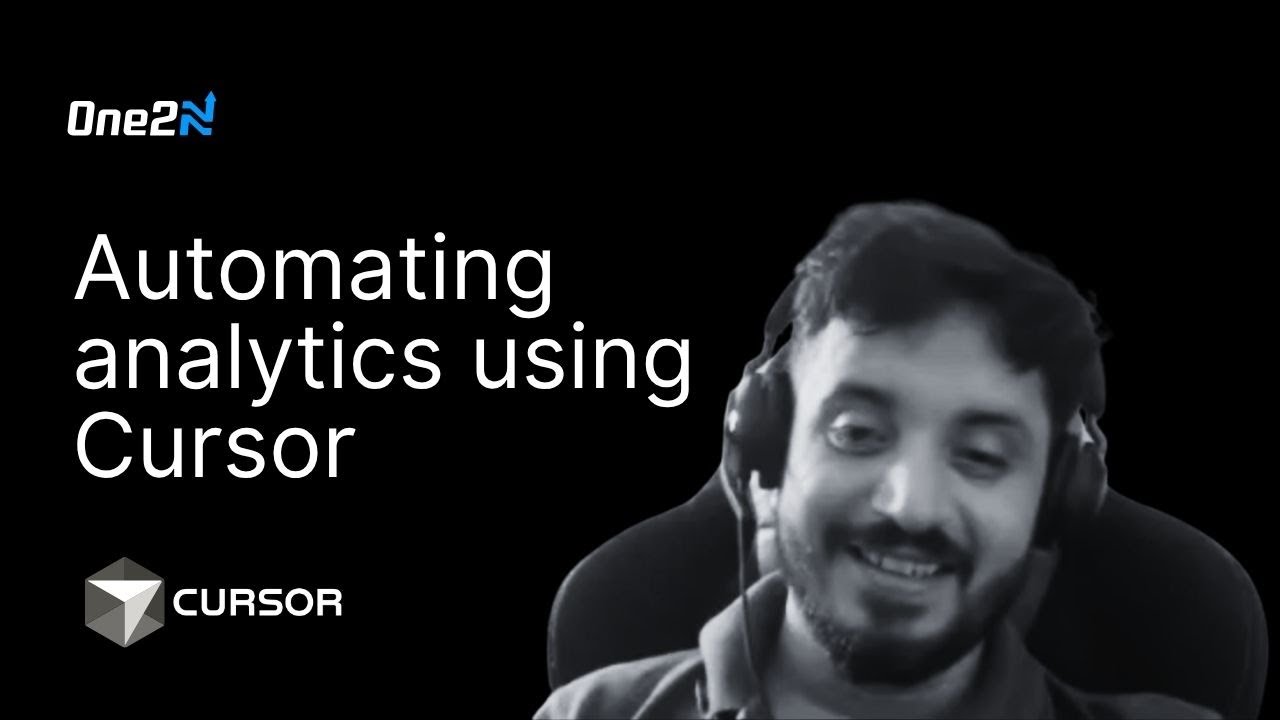Automating analytics using Cursor - Ankit Jha | One2N Cursor Meetup Pune
