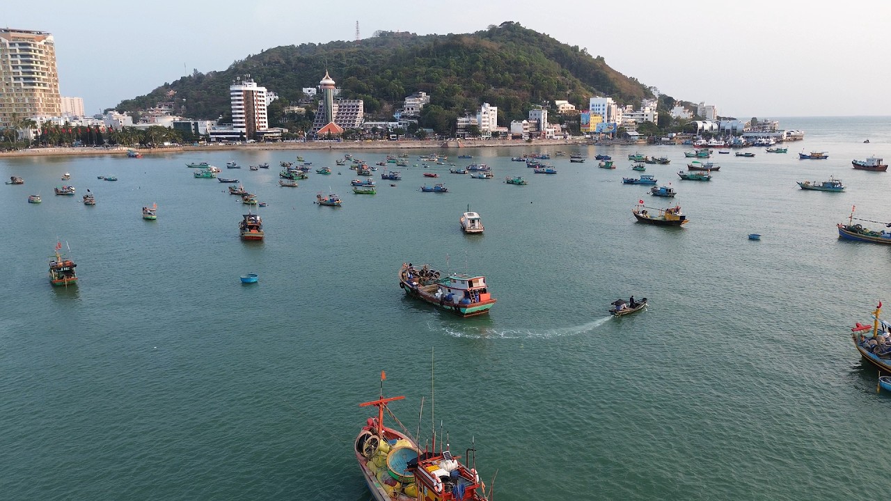 Hoàng Hôn Bãi Trước: Khi Biển Trời Vũng Tàu Tan Vào Nhau, Nhạc quê hương trữ tình (4K CINEMATIC)