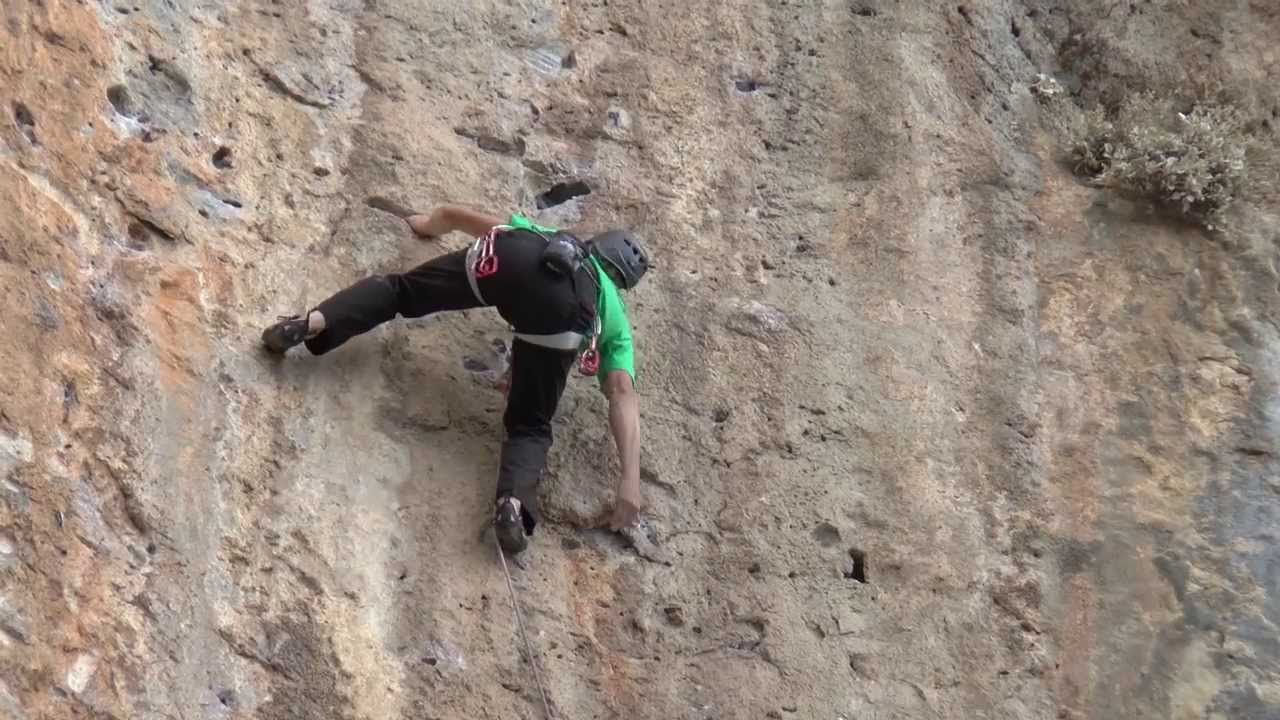 Kalymnos Ghost Kitchen - Dan Ambler on Joy in the Garden. 6a