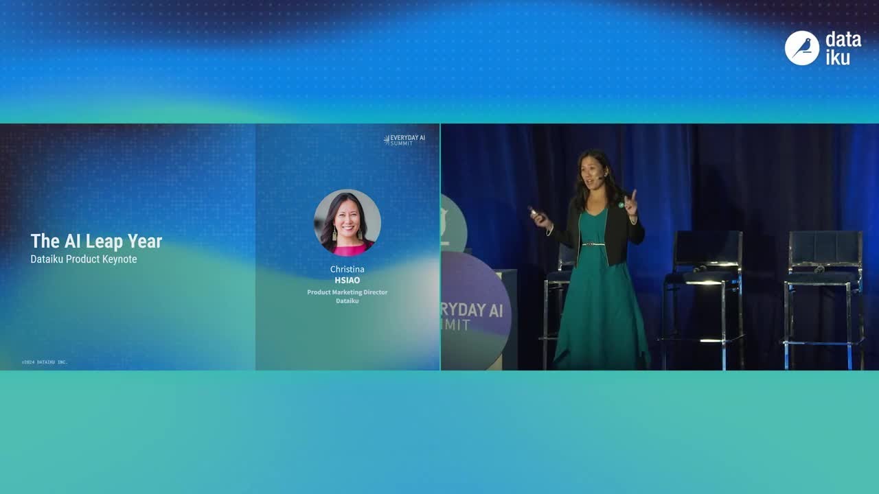 The AI Leap Year | Christina Hsiao, Dataiku | EAI Summit Dallas 2024