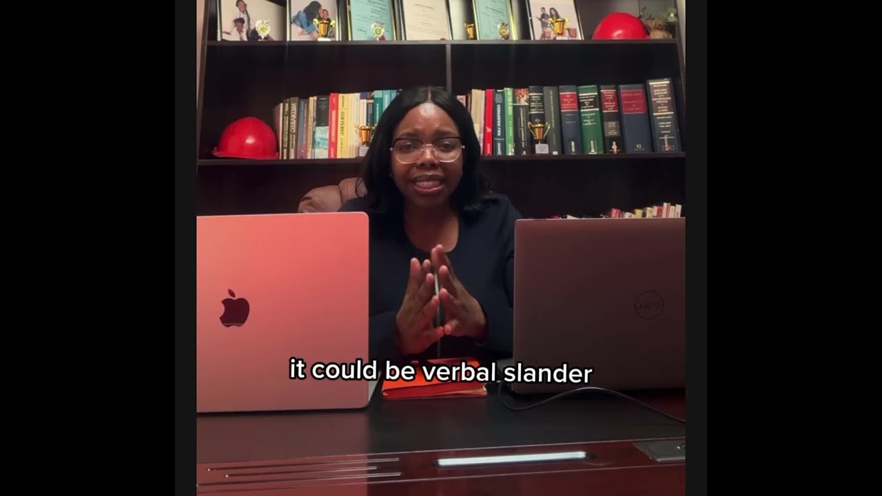 DEFAMATION & THE LAW : BE CAREFUL !!!