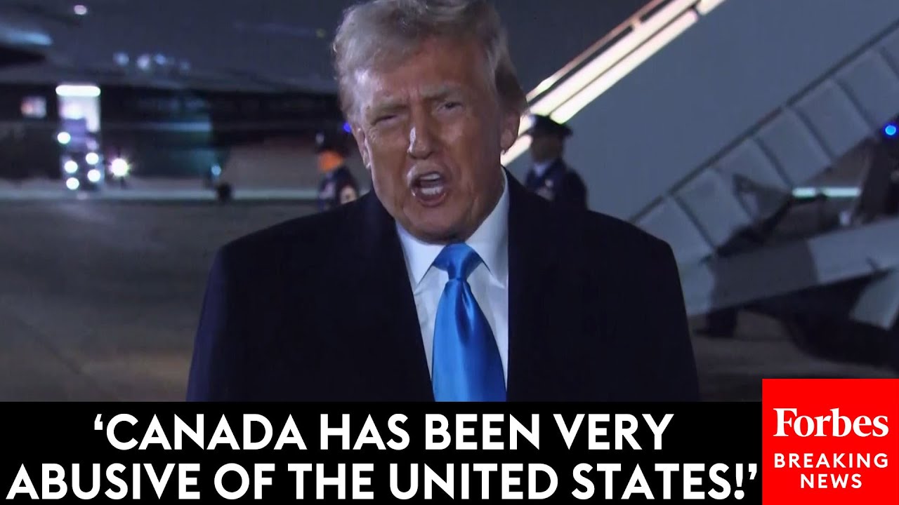 BREAKING NEWS: President Trump Defends Tariffs, Heaps Fresh Criticism On Canada