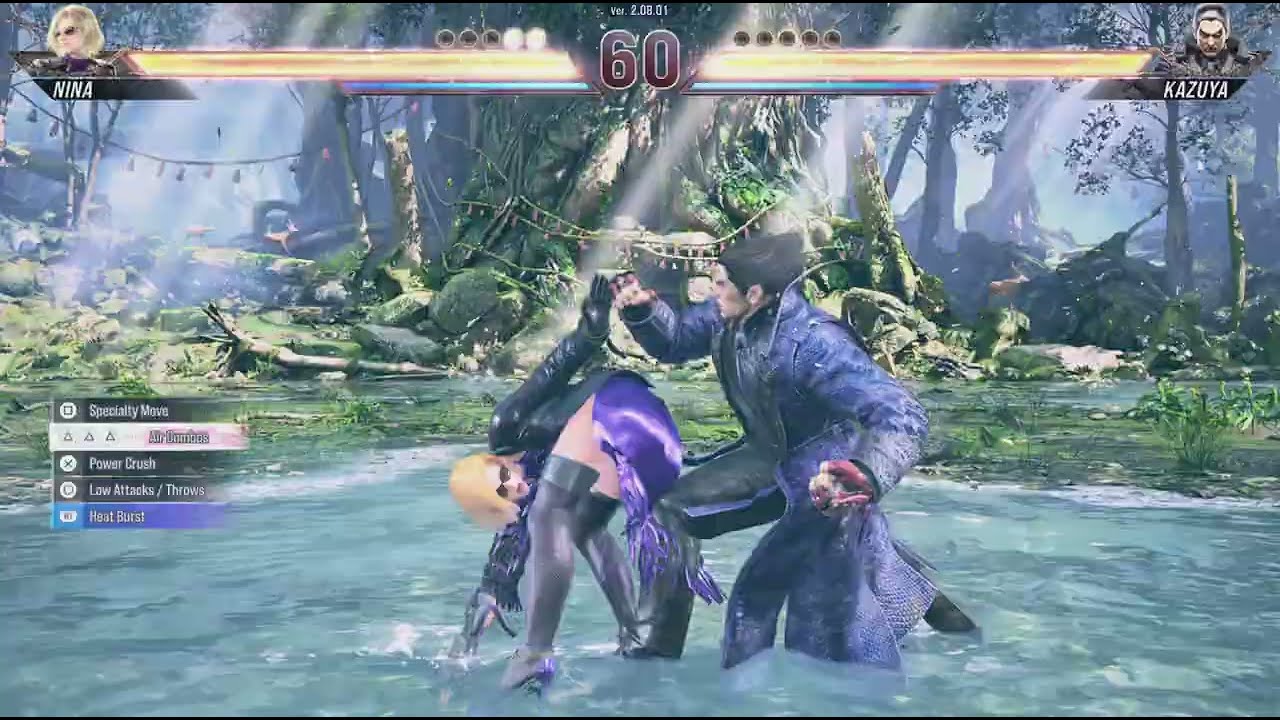 Tekken 8 PS5 | Nina Williams vs Kazuya Mishima | Intense Fight 🔥