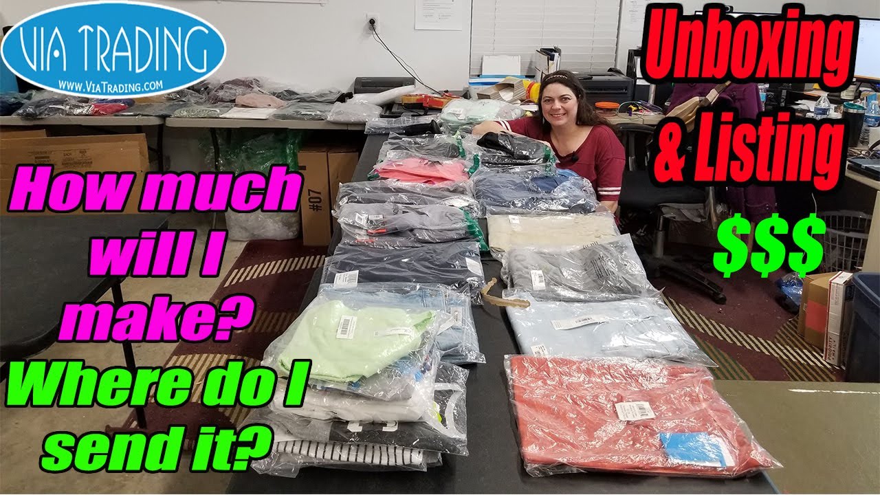 Via Trading Unboxing & Listing & Total profit numbers. Paid $337.00 Online Reselling!