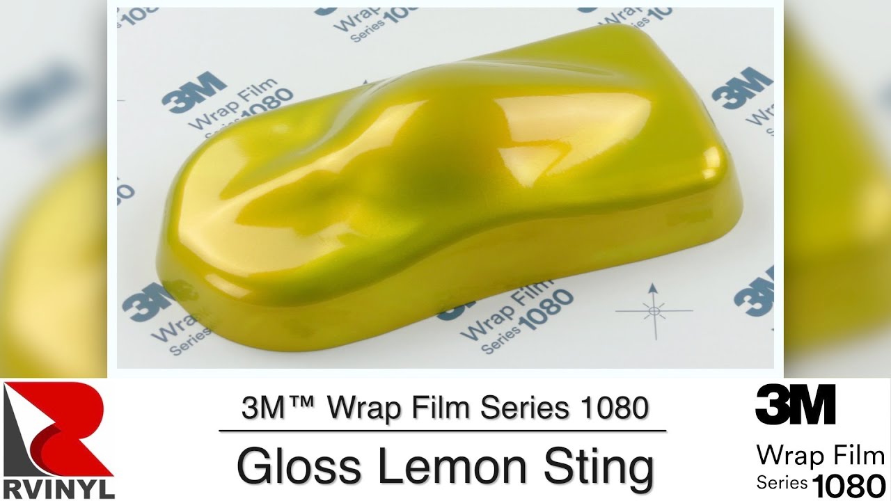 3M™ Wrap Film Series 1080  - Gloss Lemon Sting G335 Vinyl