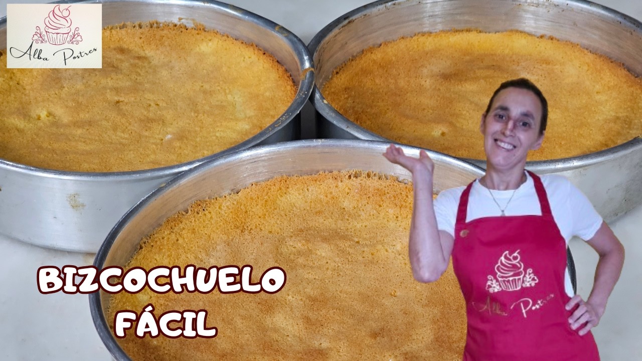 COMO HACER UN BIZCOCHUELO, f&aacute;cil, r&aacute;pido y econ&oacute;mico !!