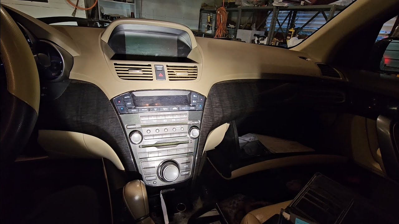 2007-2013 Acura MDX Radio and navigation Removal! DIY