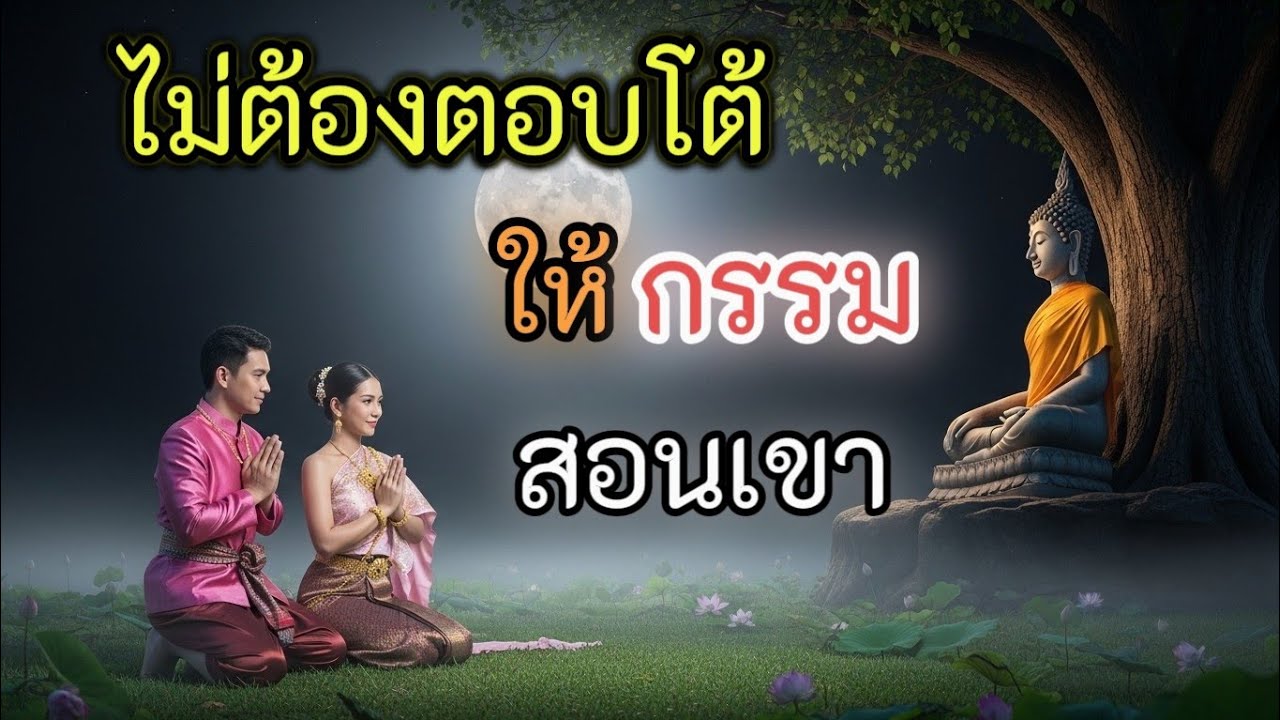 🪷เขาทำให้เราทุกข์วันนี้ แต่วันหนึ่งเขาจะได้รู้ว่ากรรมสอนเขาเจ็บกว่า🪷#รักษาใจด้วยธรรมะ#ธรรมะก่อนนอน