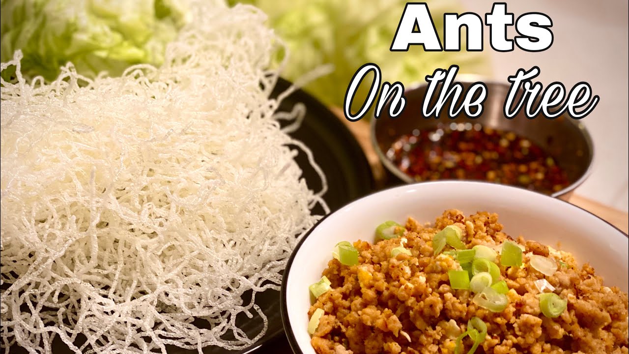 ANTS ON THE TREE | LETTUCE WRAP | Chines Chicken wrap
