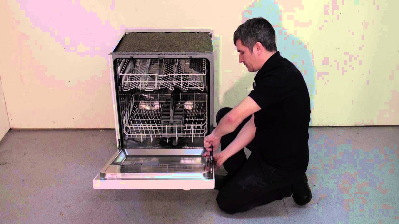 How To Replace The Door Hinge On A Dishwasher