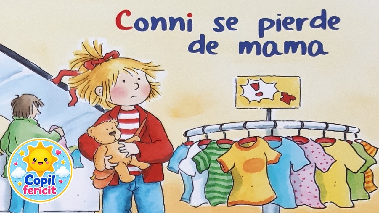 CONNI SE PIERDE DE MAMA | Poveste educativă despre siguranța copilului, situații de urgență