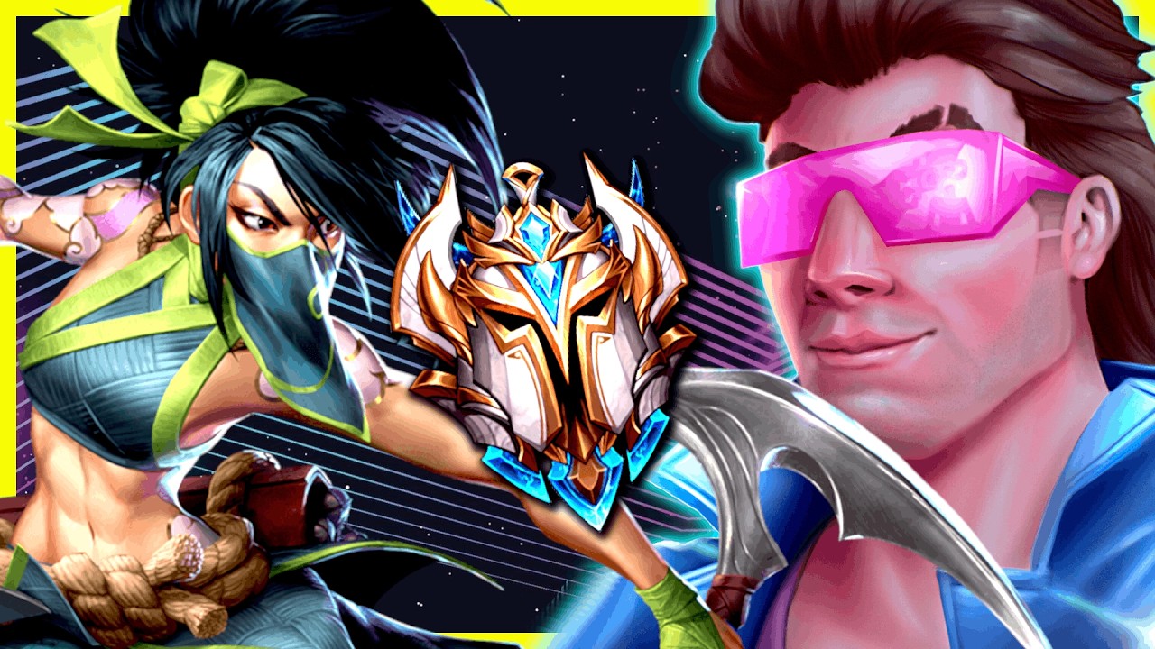 Я сражаюсь с Акали уровня Challenger, играя за Гарена на мидлейне | shake | League of Legends