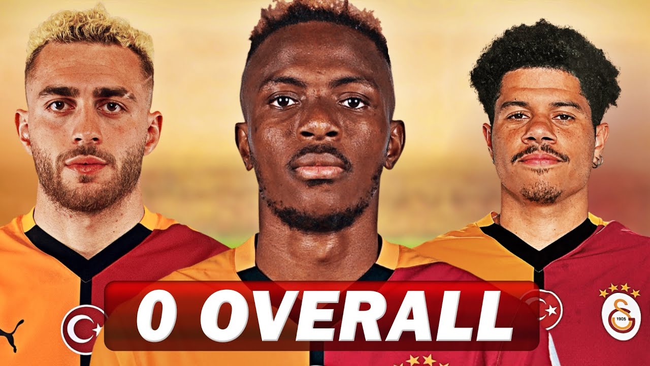 REBUILD ama GALATASARAYLI BÜTÜN FUTBOLCULAR 0 OVERALL! EA FC 25