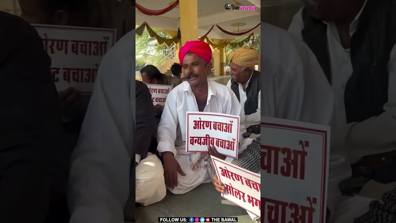 पर्यावरणप्रेमी बुज़ुर्गों की बात सुनी जाए #thebawalnews #oran #jaisalmer #RajasthanNews