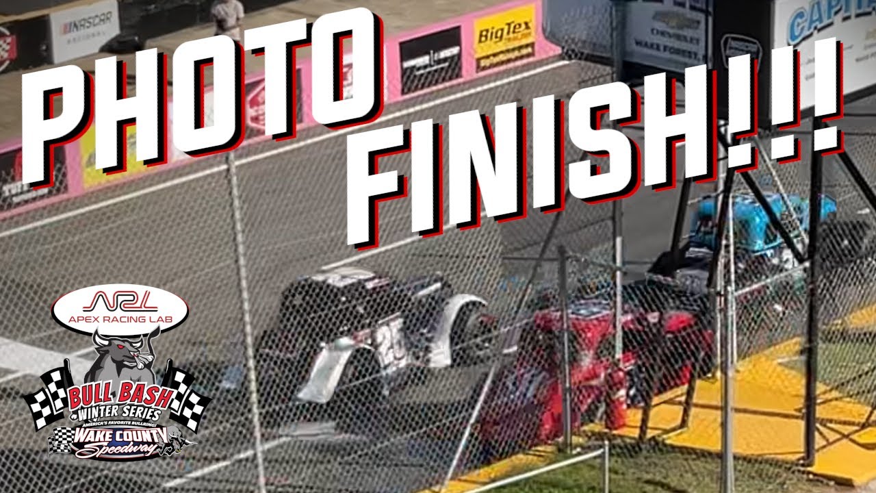 Photo Finish For the Final Podium Position!!! / Wake County Speedway Bull Bash Finale
