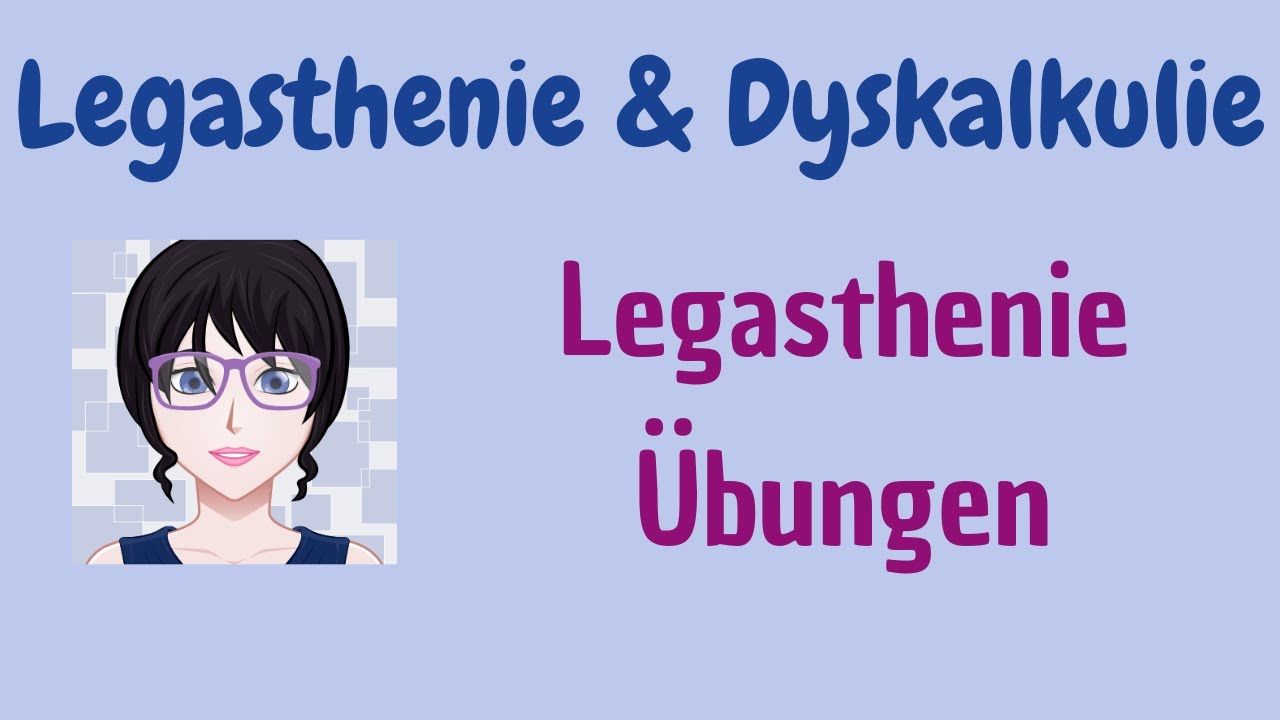 17 Legasthenie - Übungen: Einfach nachmachen - daheim und im Training