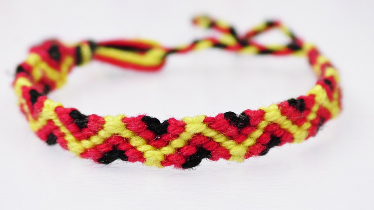 EM 2016 Armband wie von Jogi Löw | einfaches DIY Deutschland Fanarmband knüpfen | EURO 2016