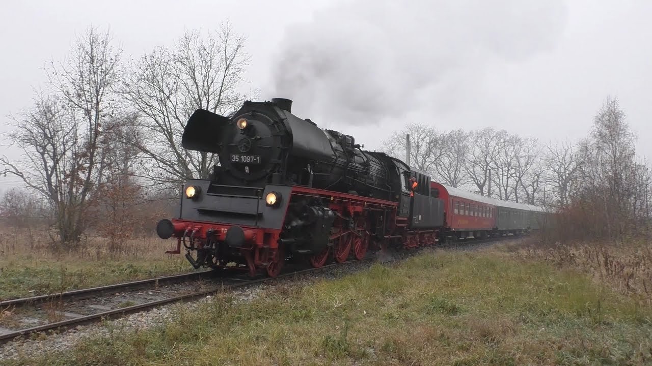 Parowozy 35 1097-1 i TKh 053 53 we Wrocławiu