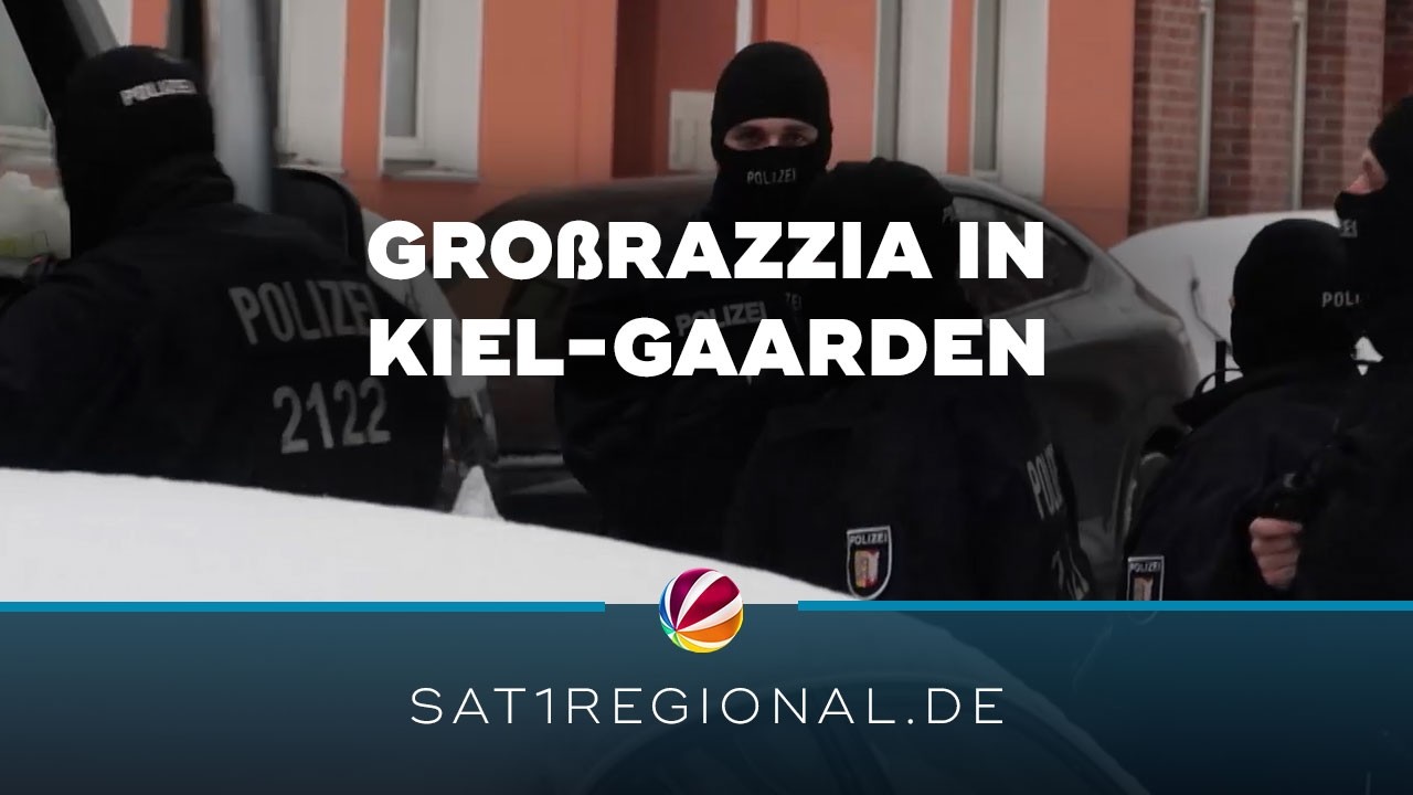 Drogen-Kriminalität: Mehrere Festnahmen bei Großrazzia in Kiel-Gaarden