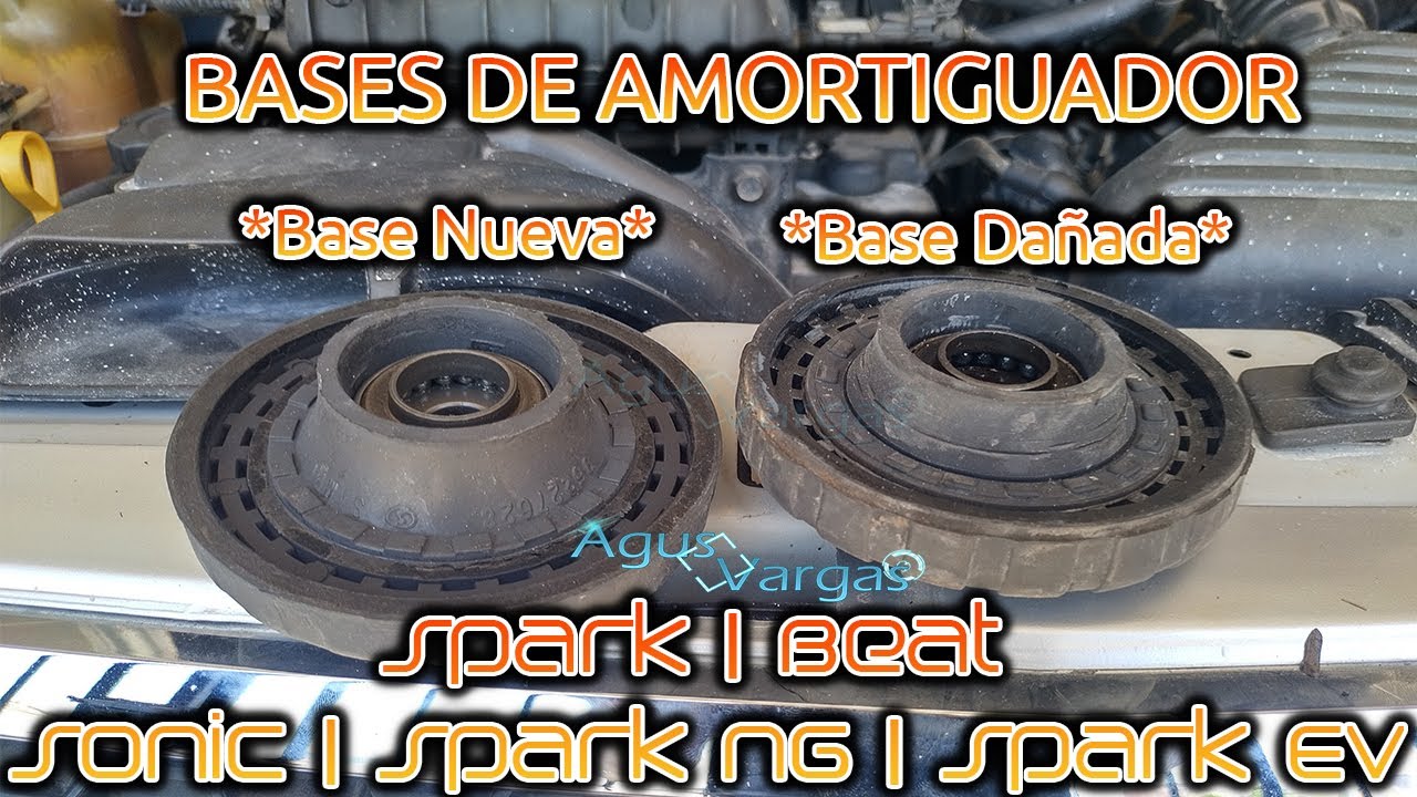 CUANDO Y COMO CAMBIAR BASES DE AMORTIGUADOR SPARK/NG/EV/BEAT/SONIC Y QUITAR GOLPETEO | Agus Vargas