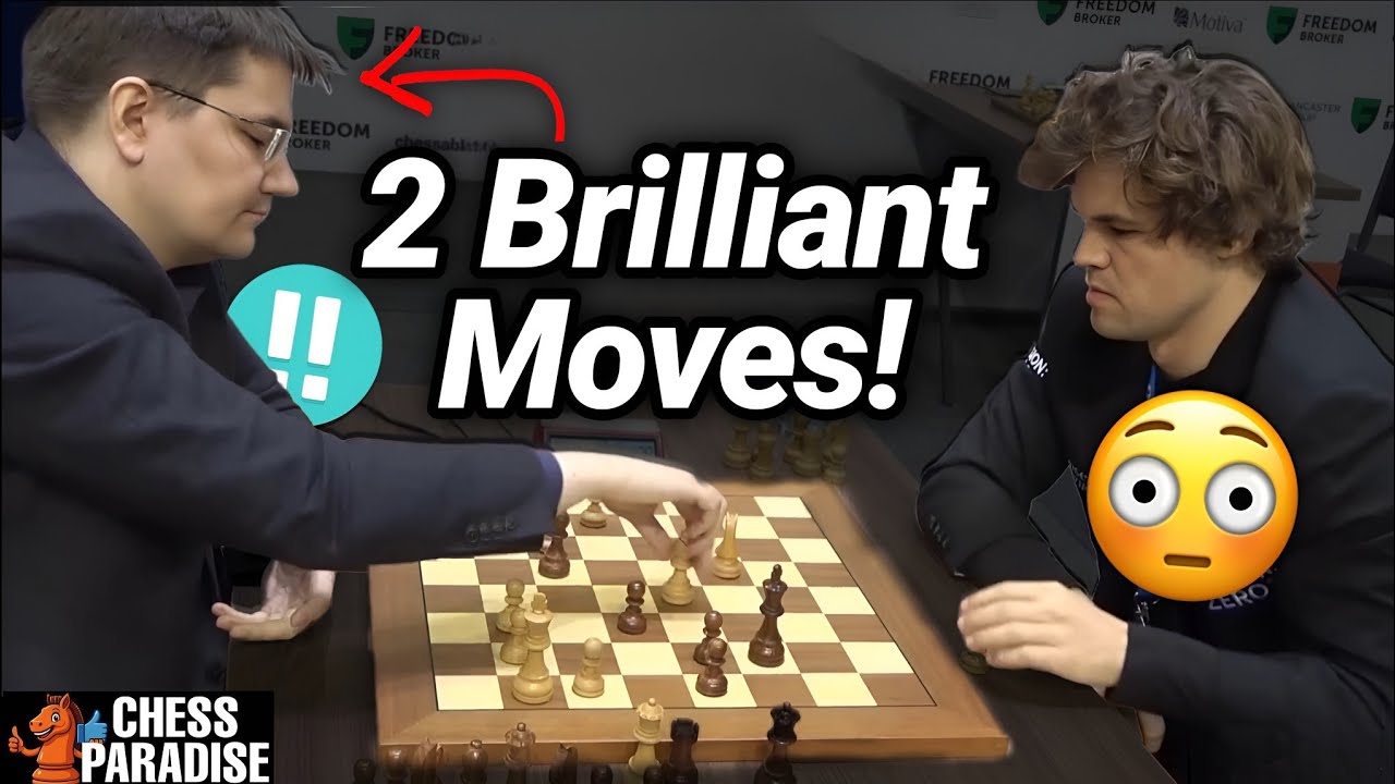 He Made 2 Brilliant Moves Against Magnus Carlsen!!!