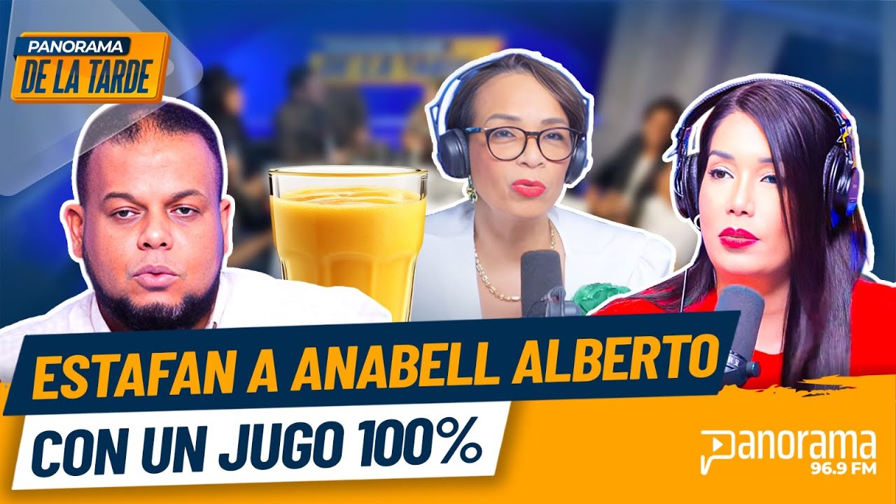 Estafan a Anabell Alberto con un jugo 100%