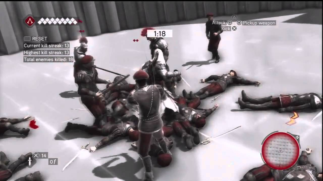 Assassins Creed: Brotherhood - Long Kill Streak (3196)
