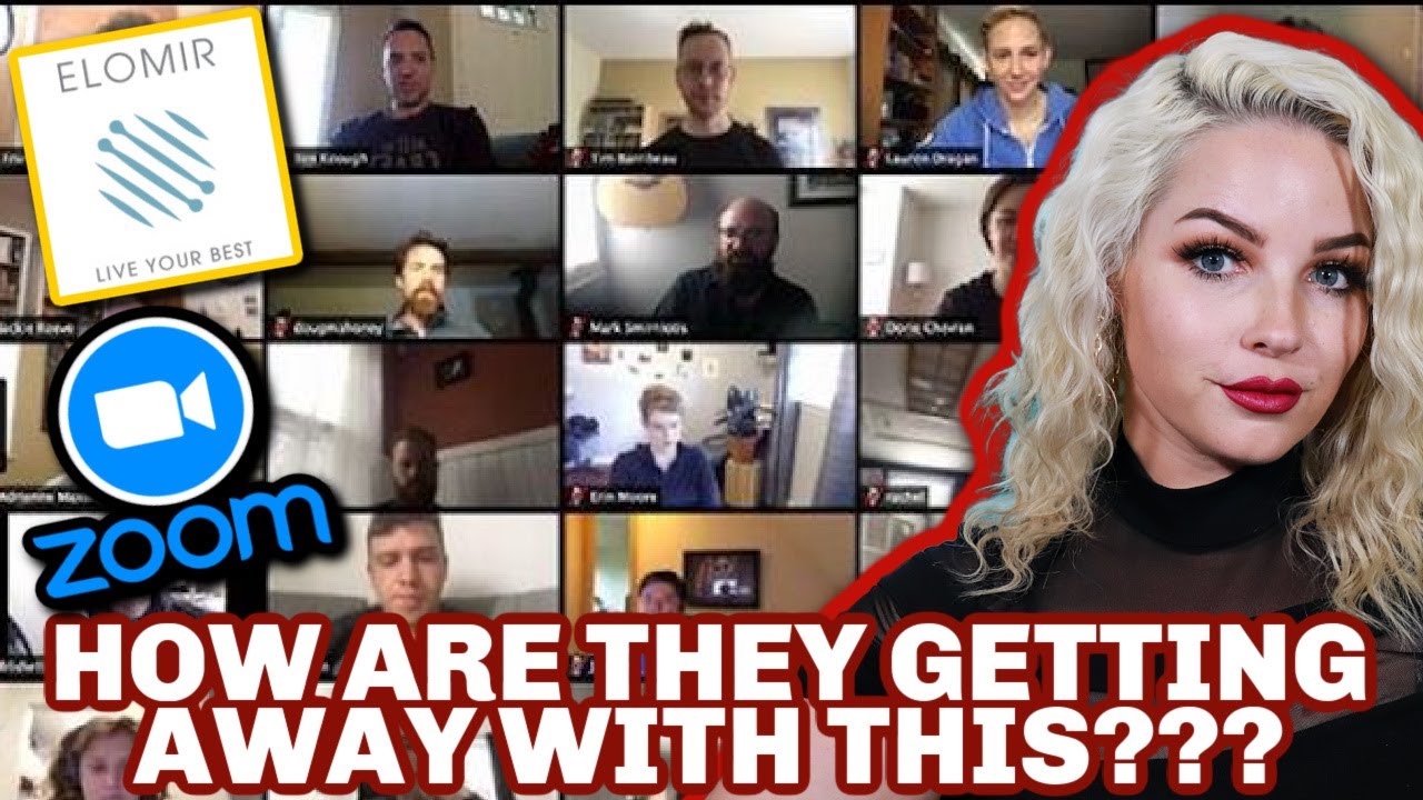 I snuck into a PYRAMID SCHEME ZOOM CALL | ELOMIR STRIP SCAM